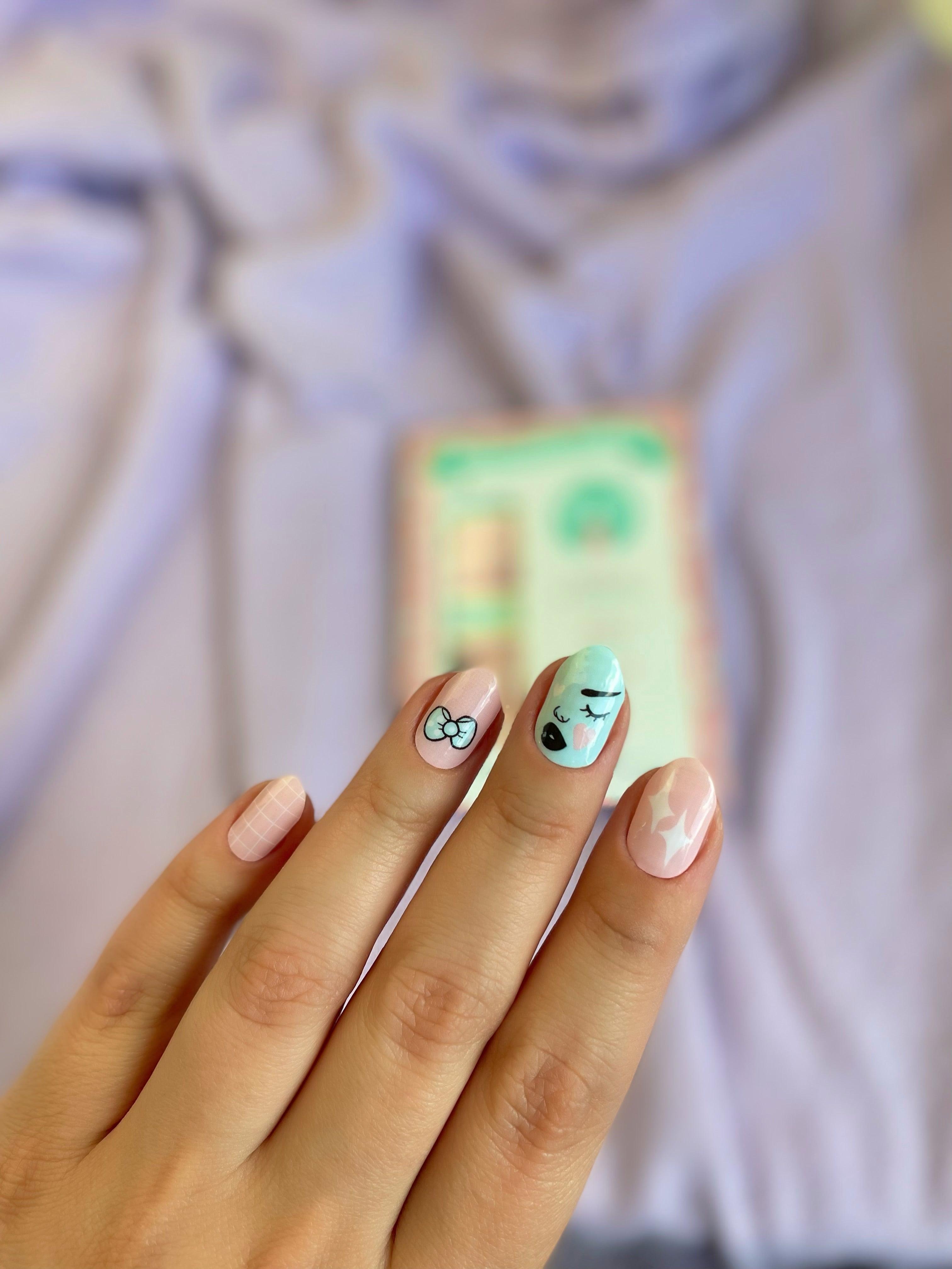 GURL Nail Wraps by Mel Stringer [COLLAB]