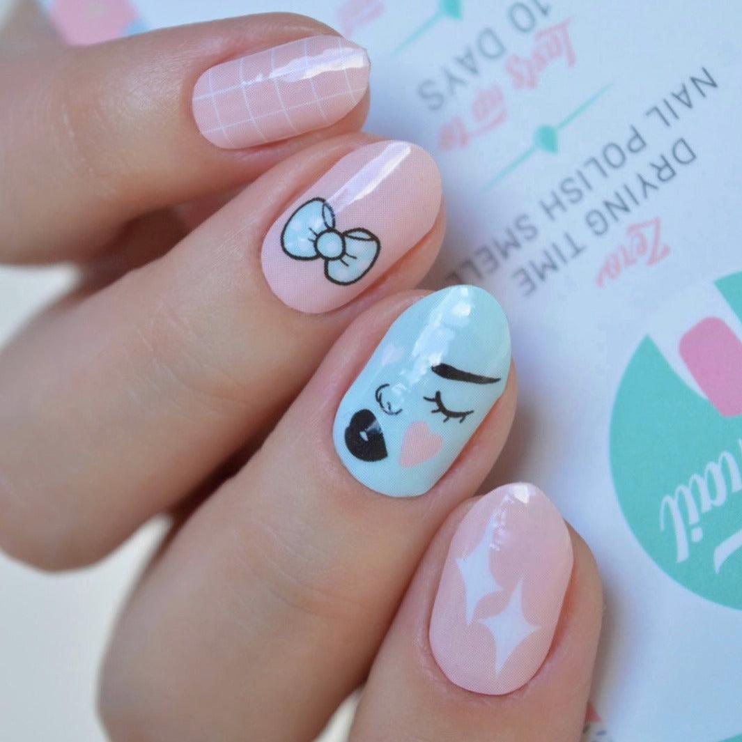 GURL Nail Wraps by Mel Stringer [COLLAB]