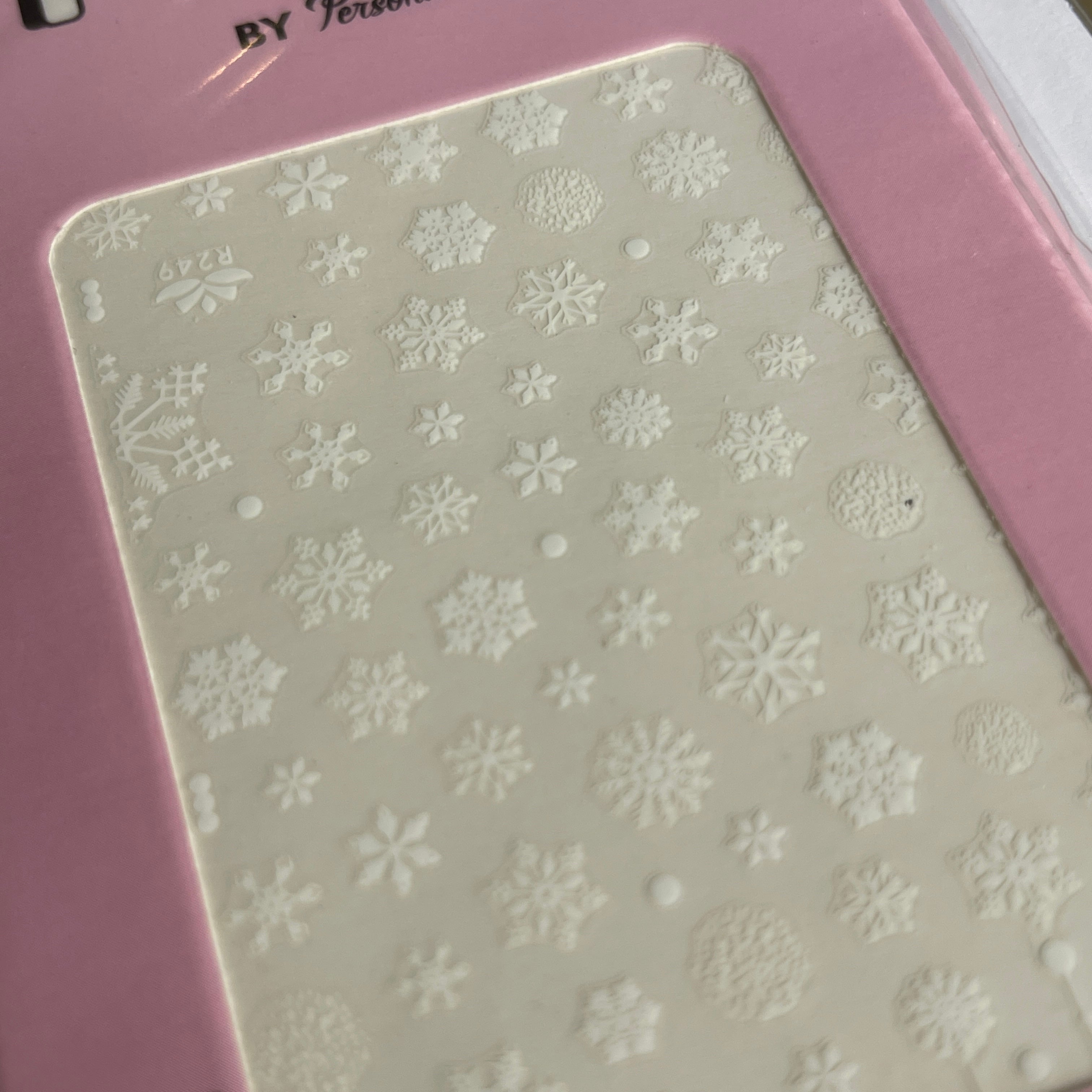 Snowy PLAY Nail Art Sticker
