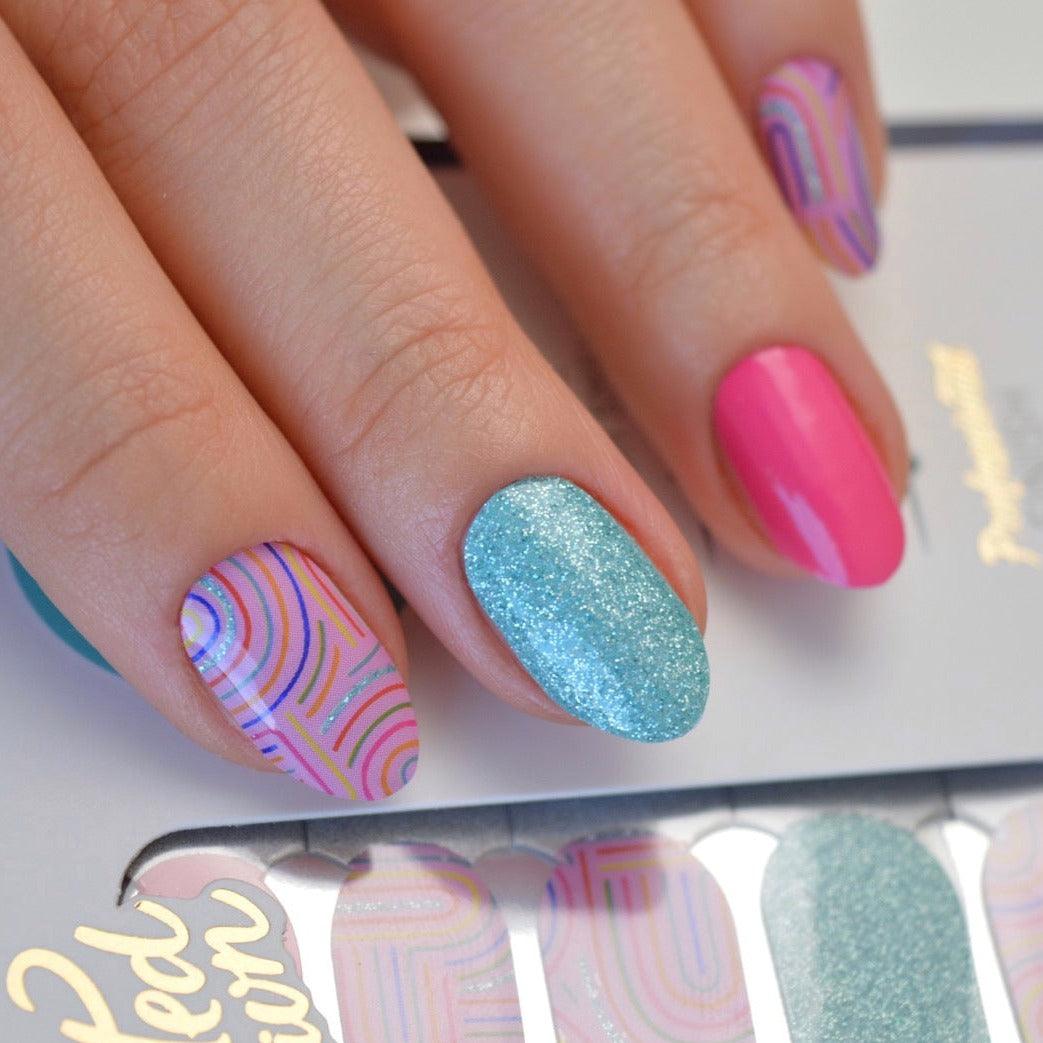 Maze Nail Wraps by Gracie Face [COLLAB]