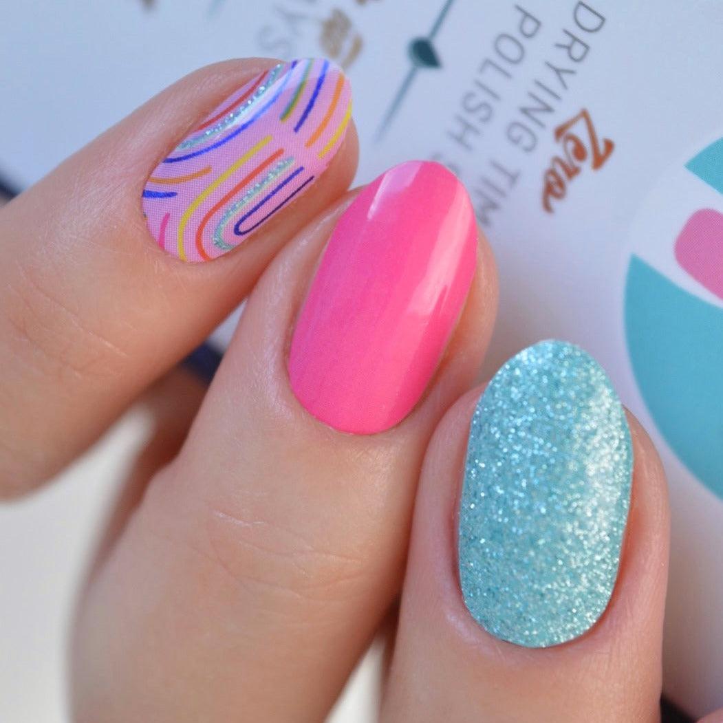 Maze Nail Wraps by Gracie Face [COLLAB]
