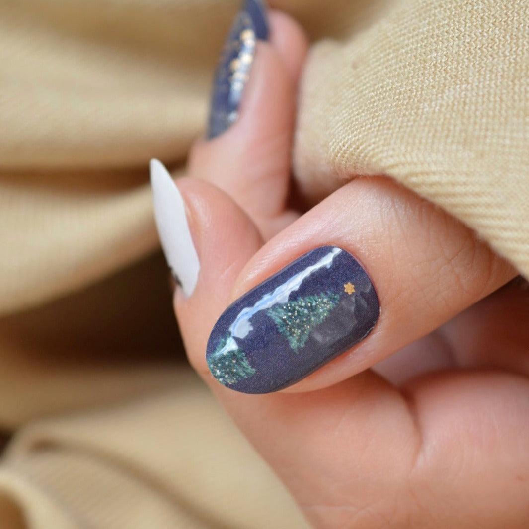 Midnight Magic Christmas Nail Polish Wraps [COLLAB]