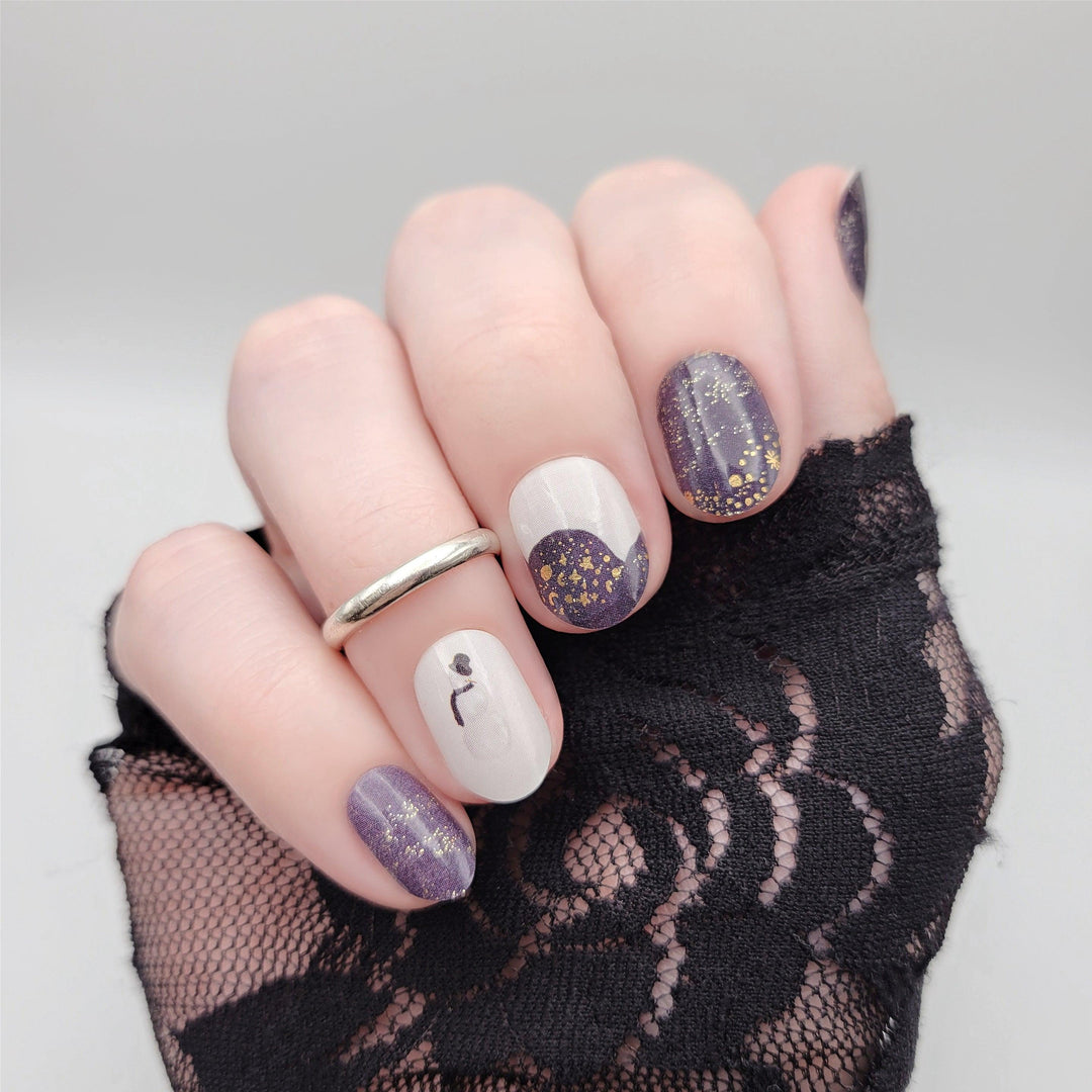 [COLLAB] Midnight Magic Christmas Nail Polish Wraps