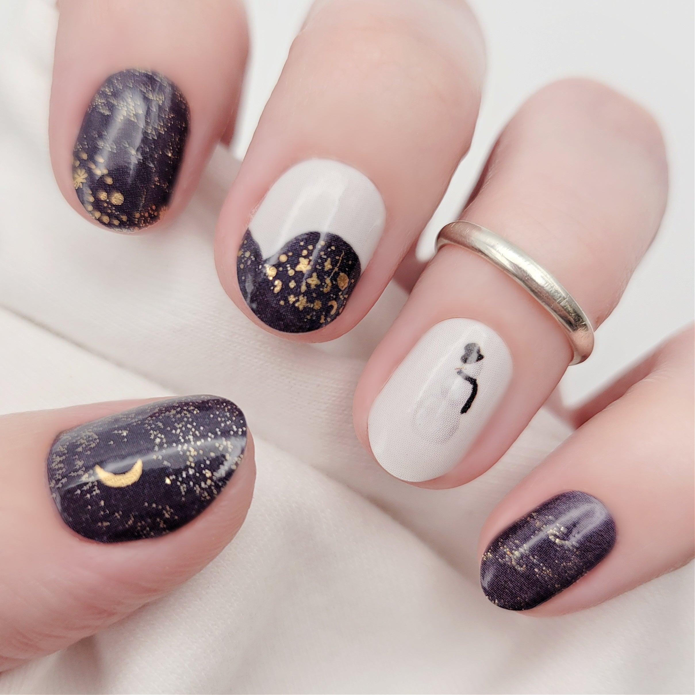 Midnight Magic Christmas Nail Polish Wraps [COLLAB]