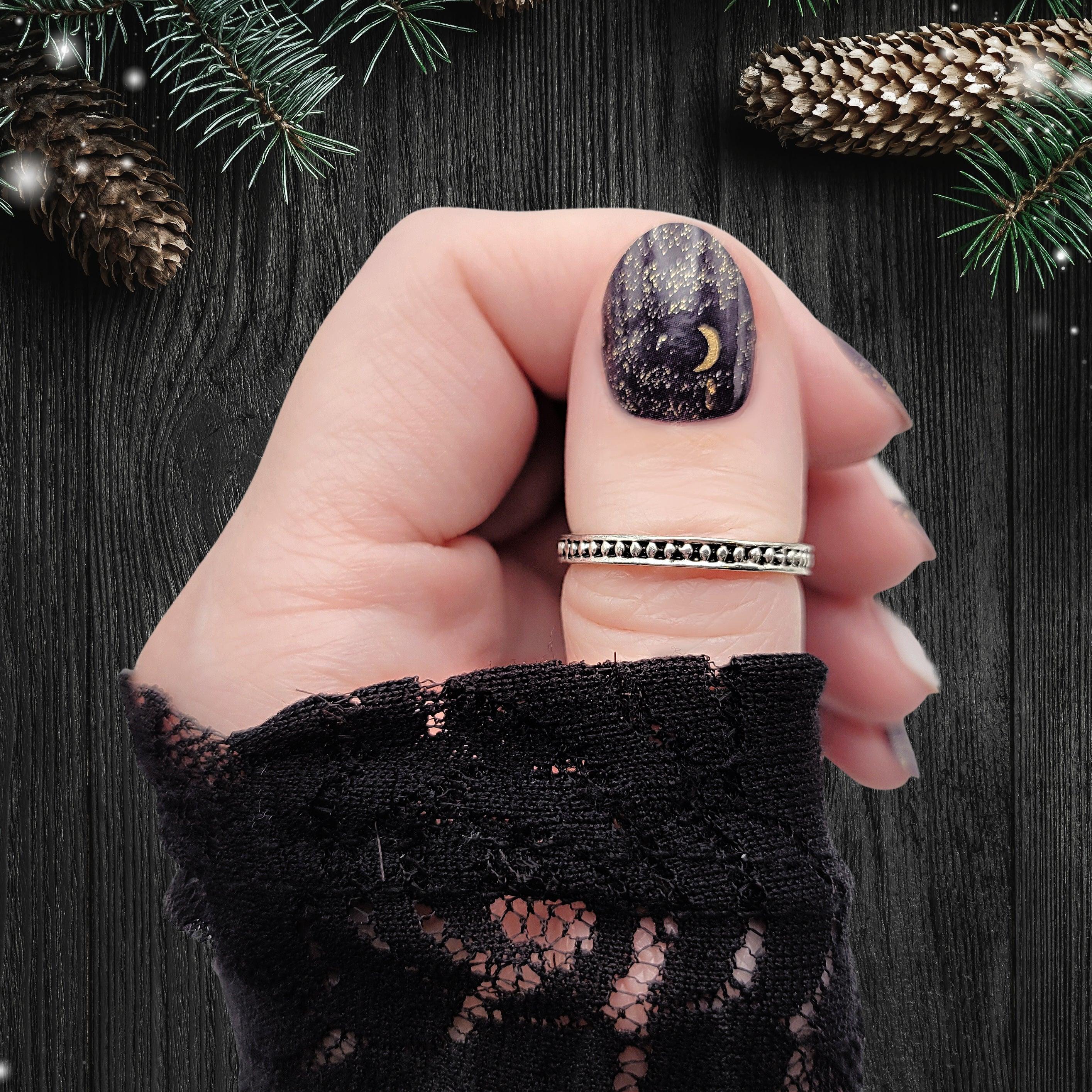 [COLLAB] Midnight Magic Christmas Nail Polish Wraps