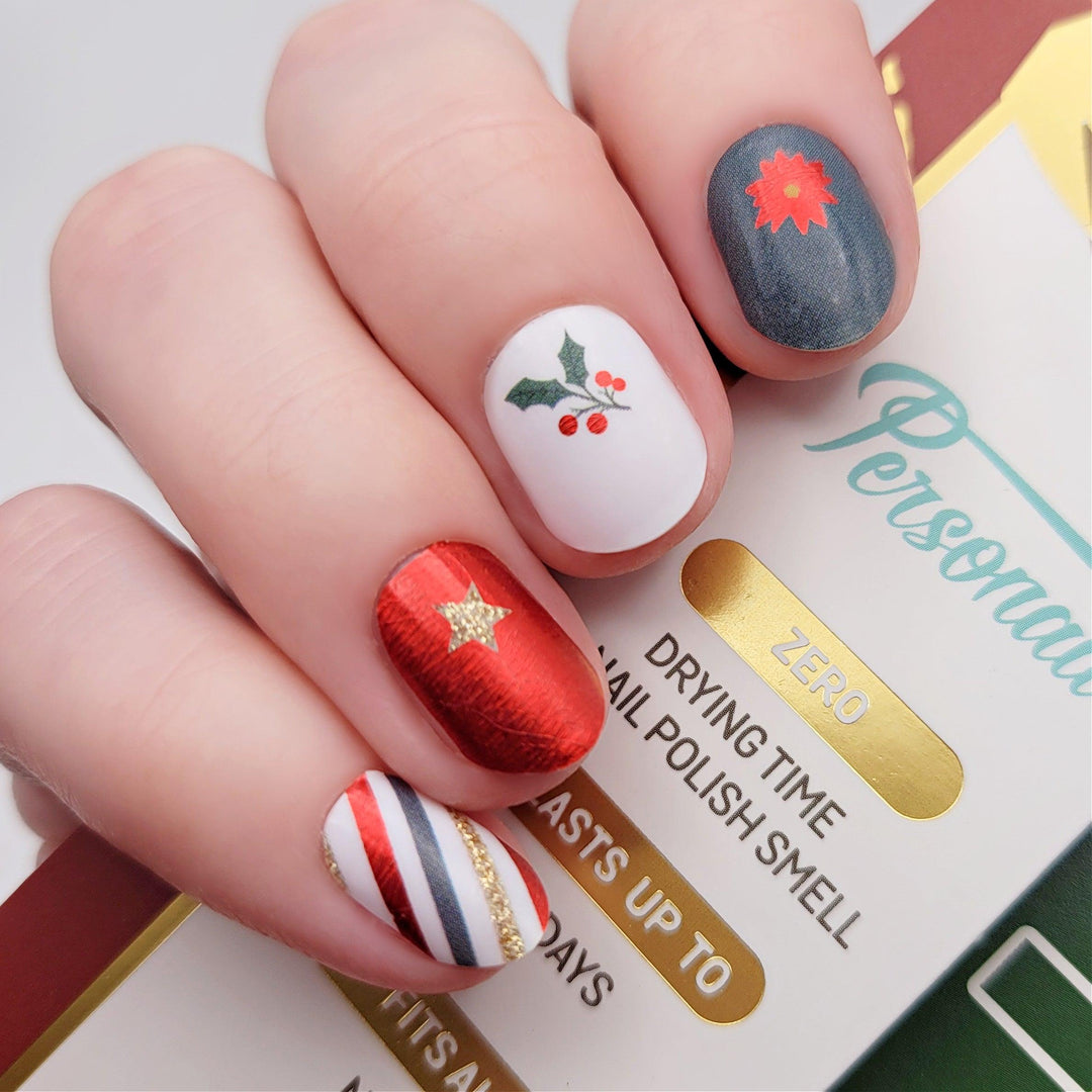 Christmas Laurel Co Nail Polish Wrap