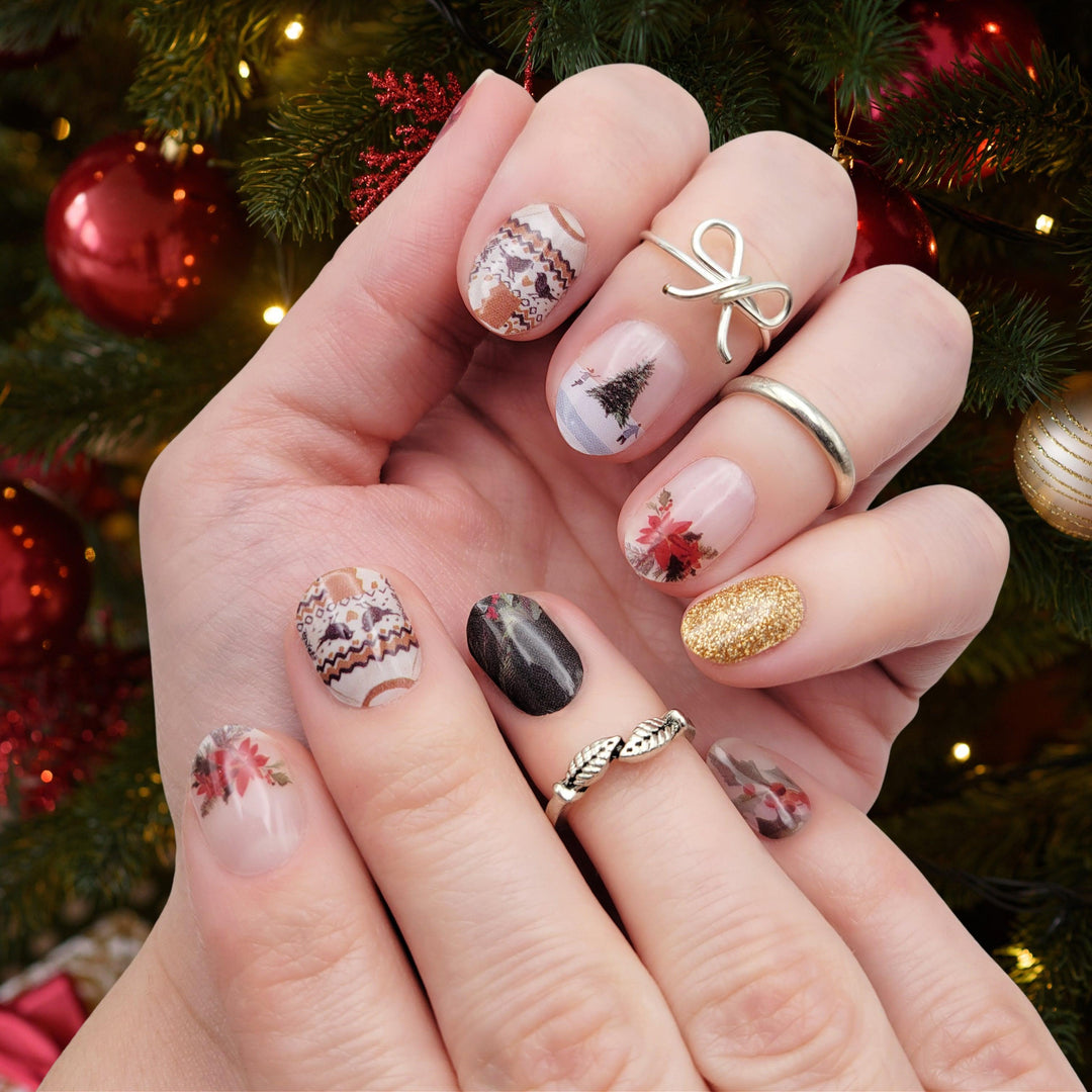 [COLLAB] Cosy Cabin Nail Wraps