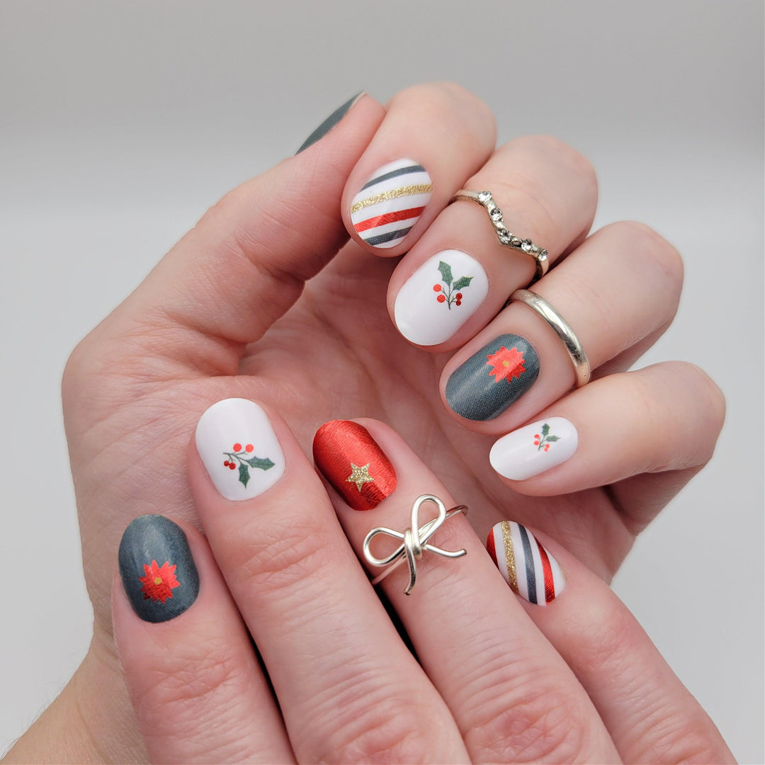 Christmas Laurel Co Nail Polish Wrap