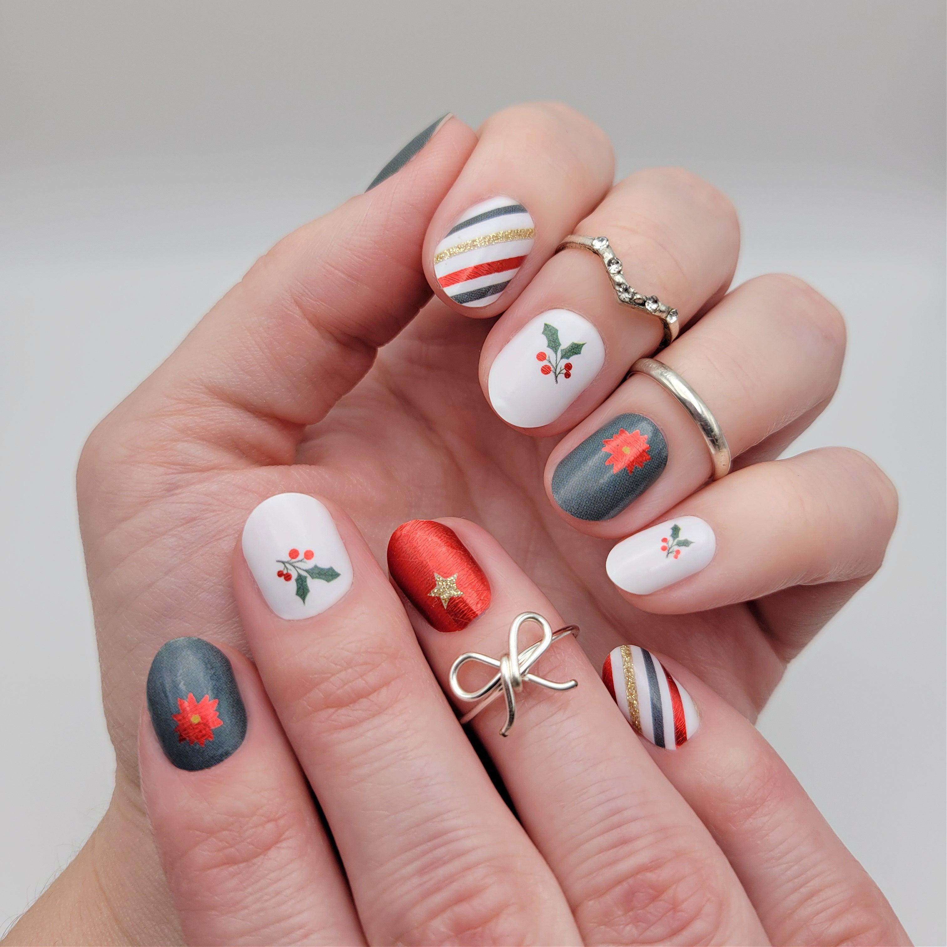 Christmas Laurel Co Nail Polish Wrap