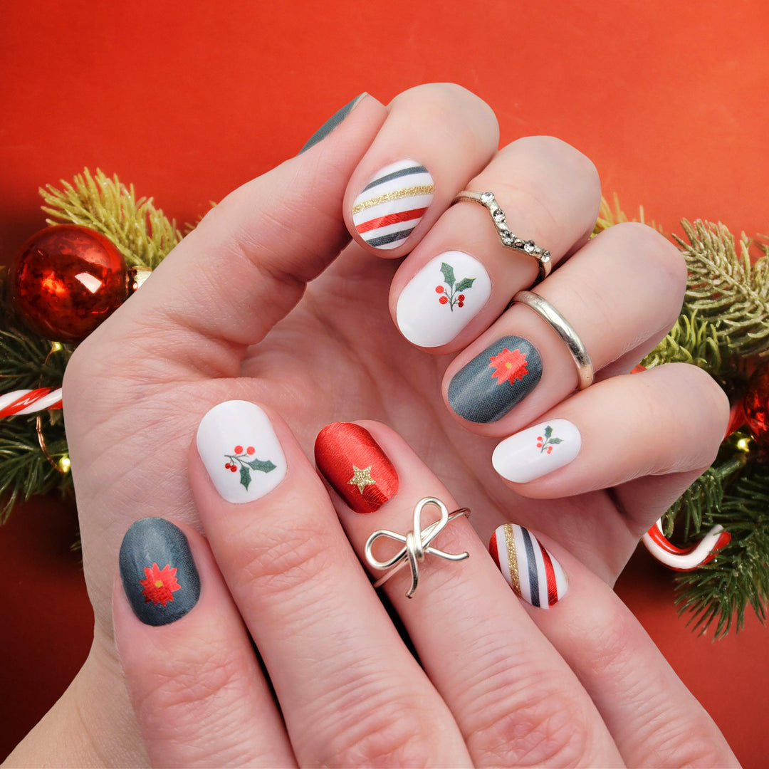 Christmas Laurel Co Nail Polish Wrap