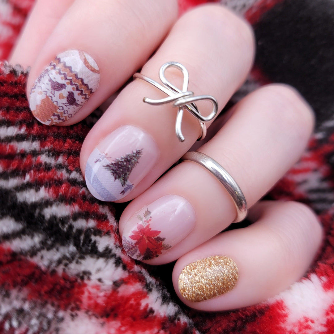 [COLLAB] Cosy Cabin Nail Wraps