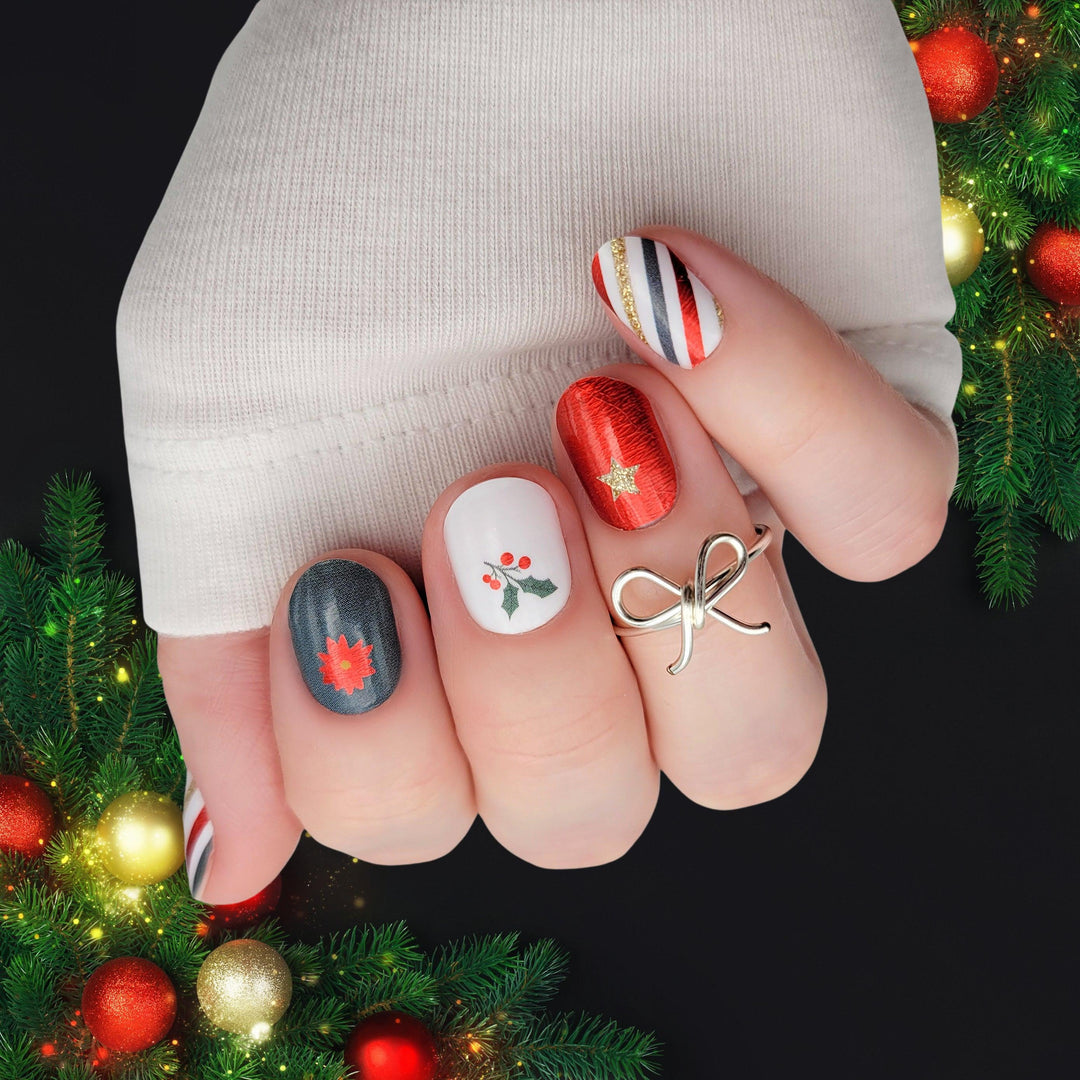 Christmas Laurel Co Nail Polish Wrap