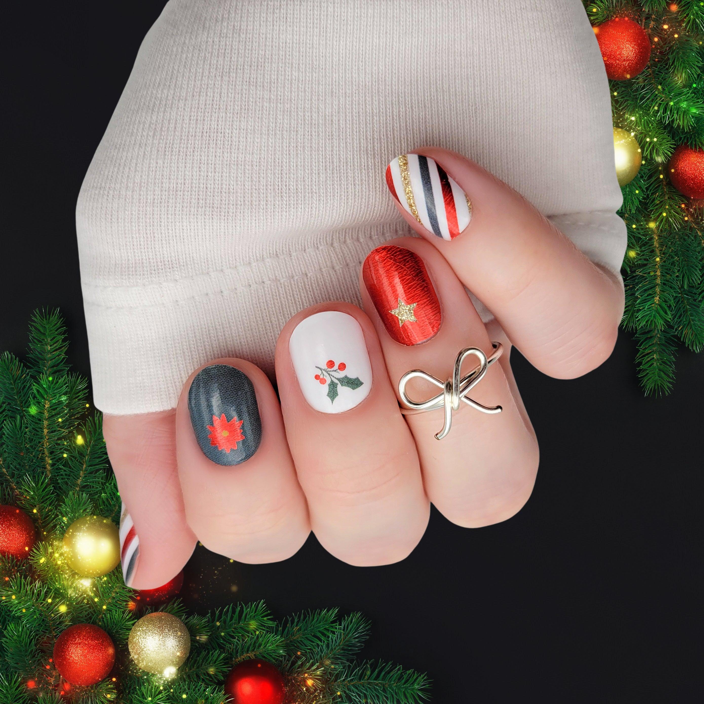 Christmas Laurel Co Nail Polish Wrap