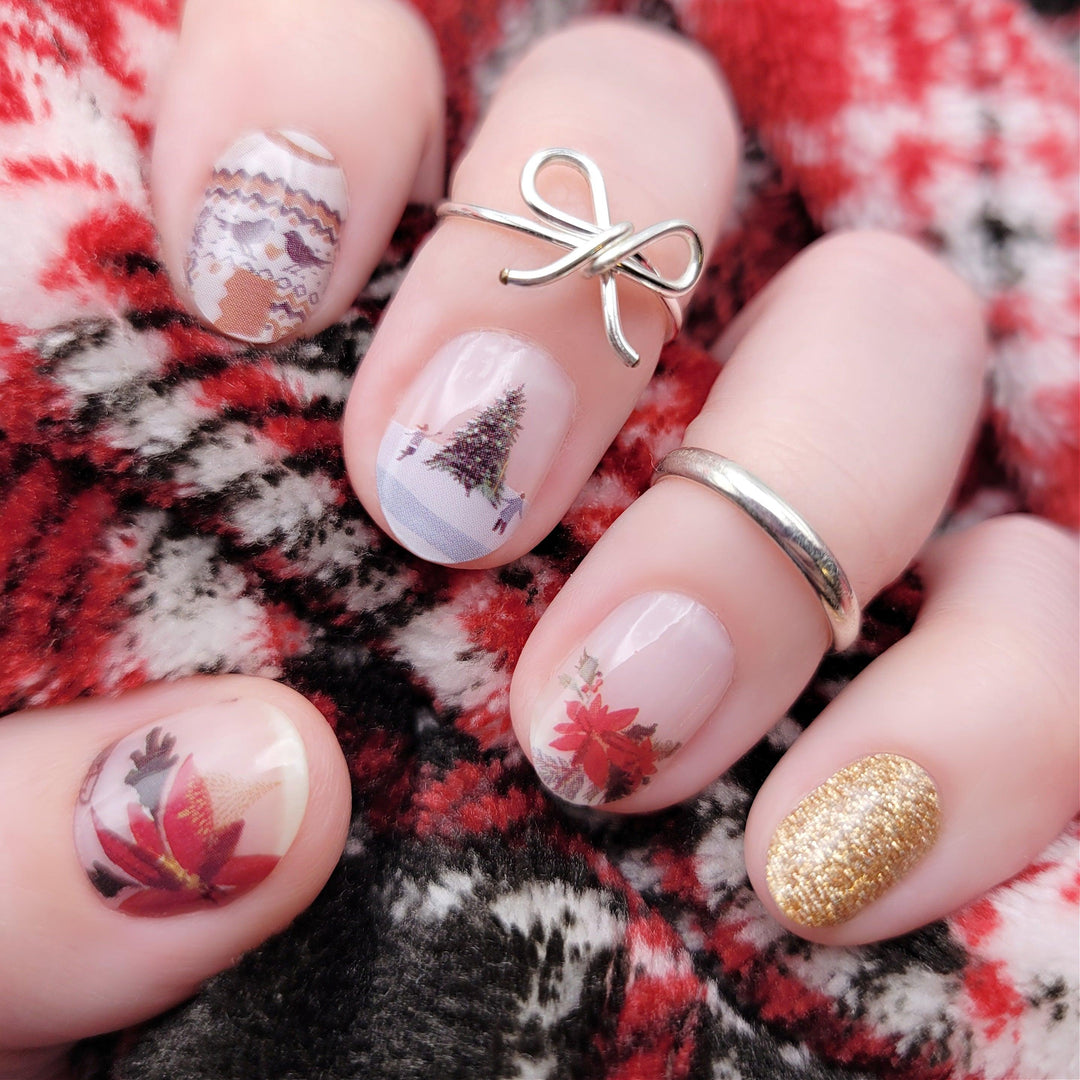 [COLLAB] Cosy Cabin Nail Wraps