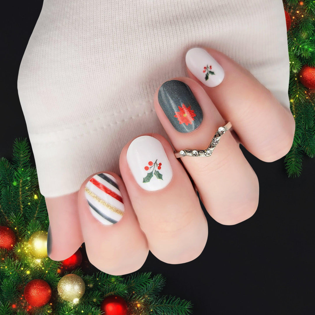 Christmas Laurel Co Nail Polish Wrap