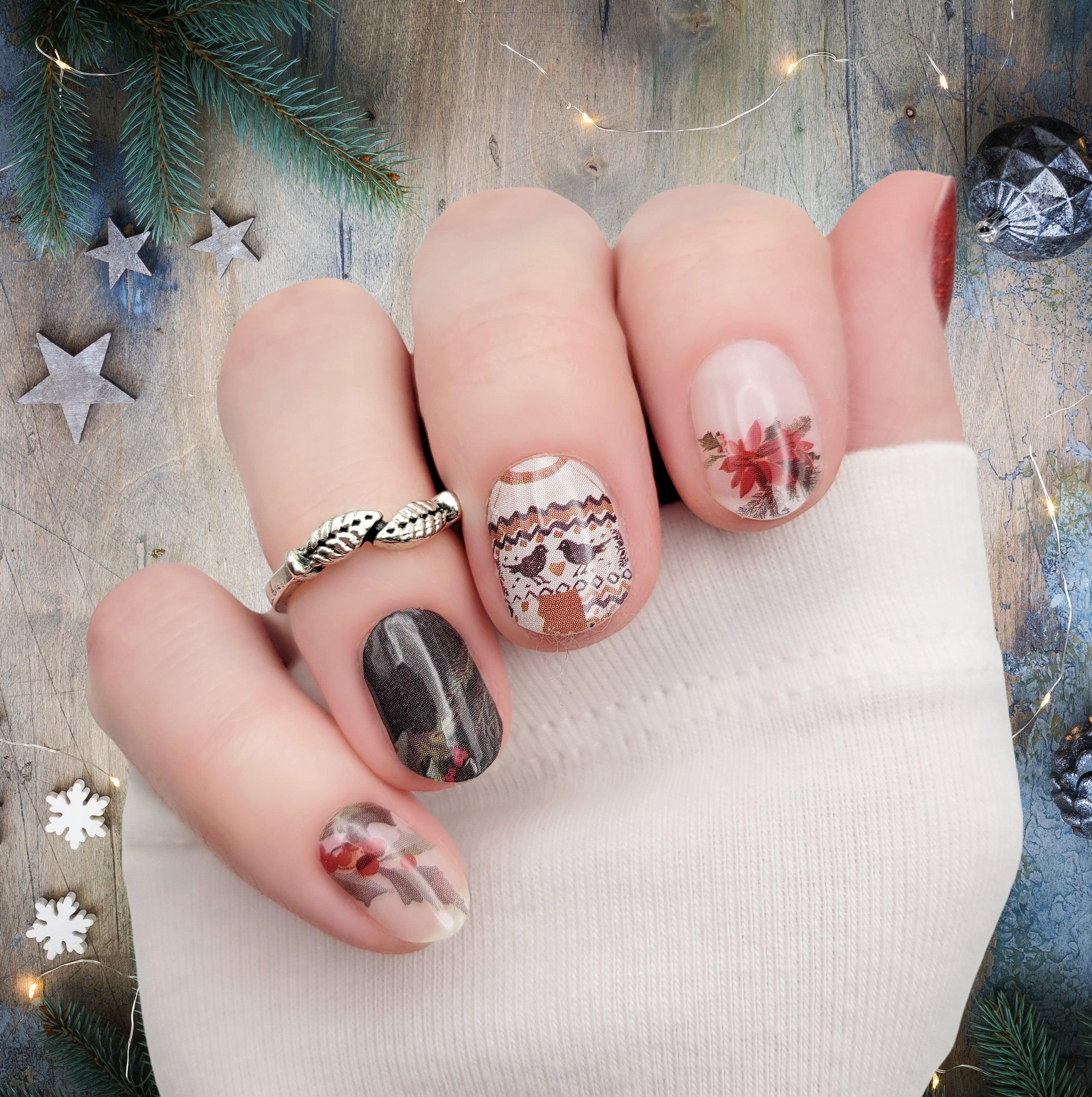 [COLLAB] Cosy Cabin Nail Wraps