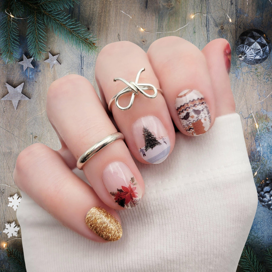 [COLLAB] Cosy Cabin Nail Wraps