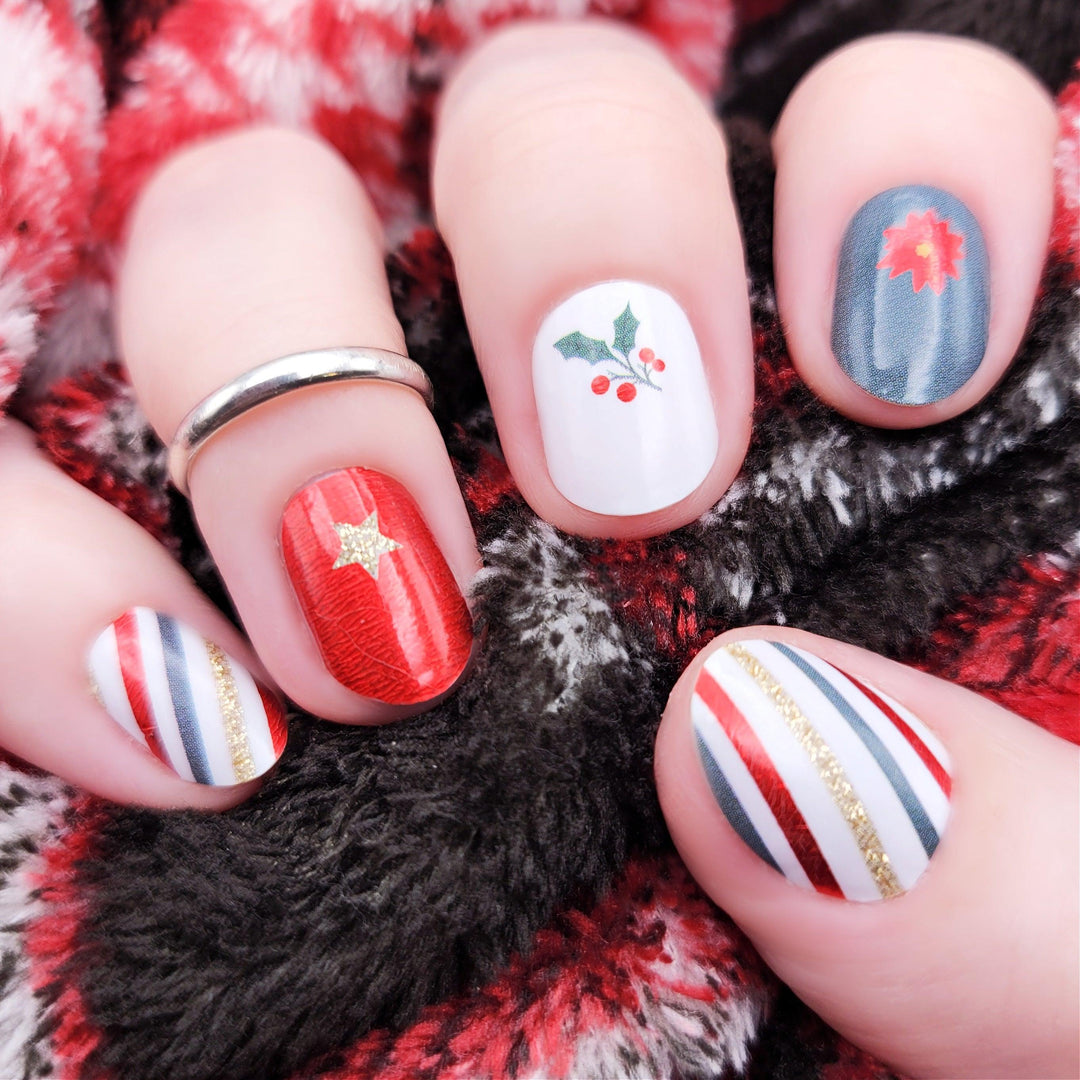 Christmas Laurel Co Nail Polish Wrap