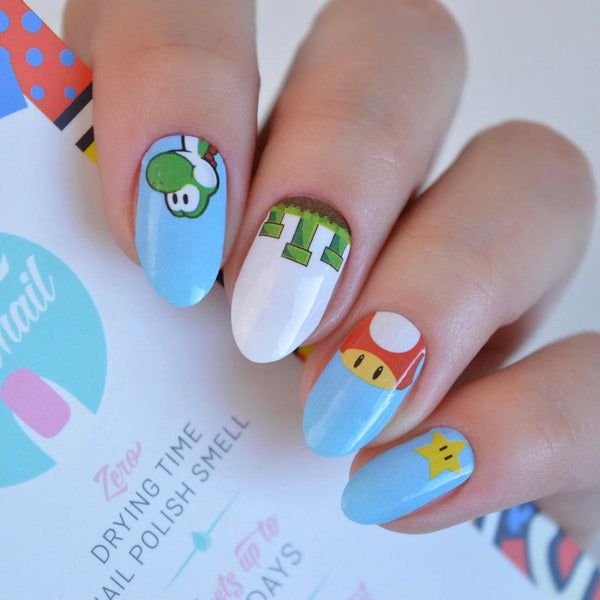 Nintendo | Mario Nail Polish Wraps