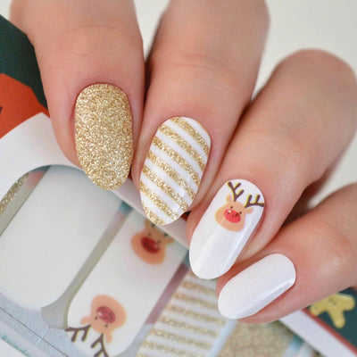 Reindeer | Christmas Nail Polish Wraps