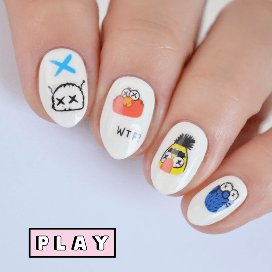 Sesame Street PLAY Nail Art Sticker