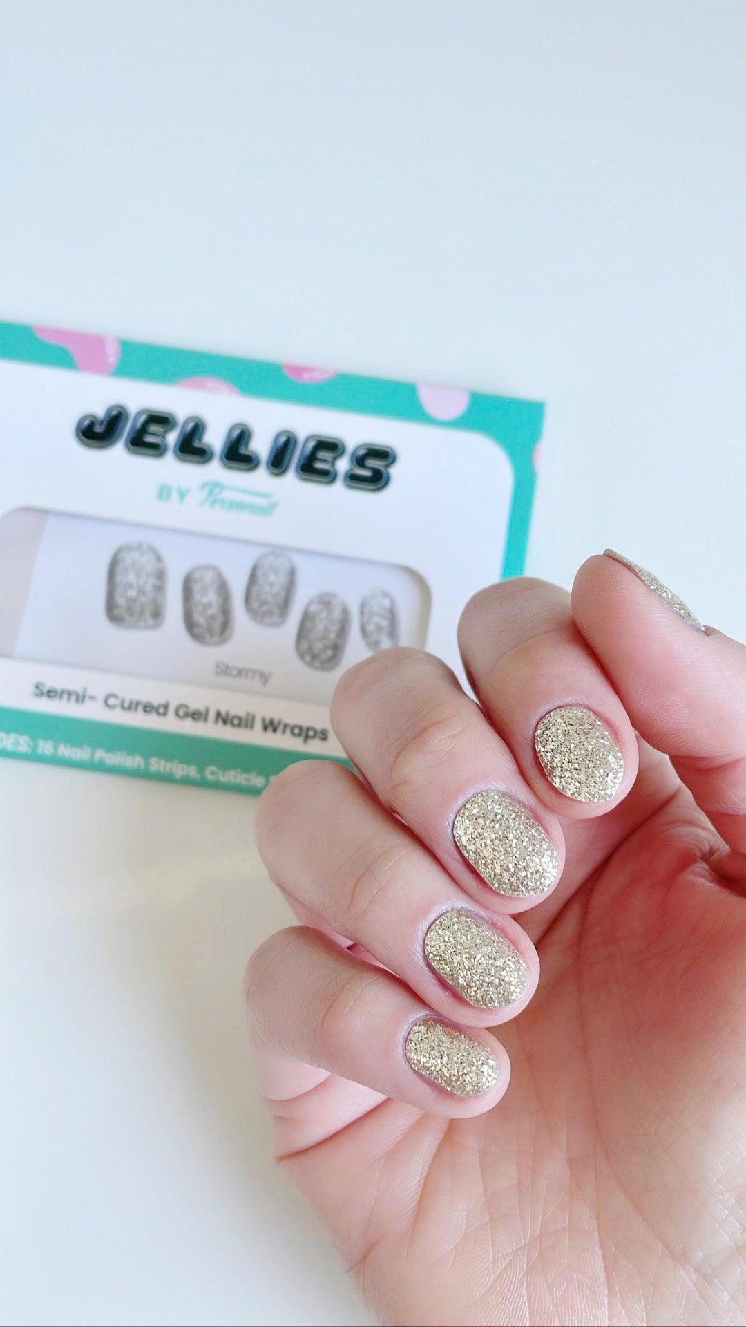 Stormy | Jellies DIY Soft Semi Cured Gel Nail Wraps