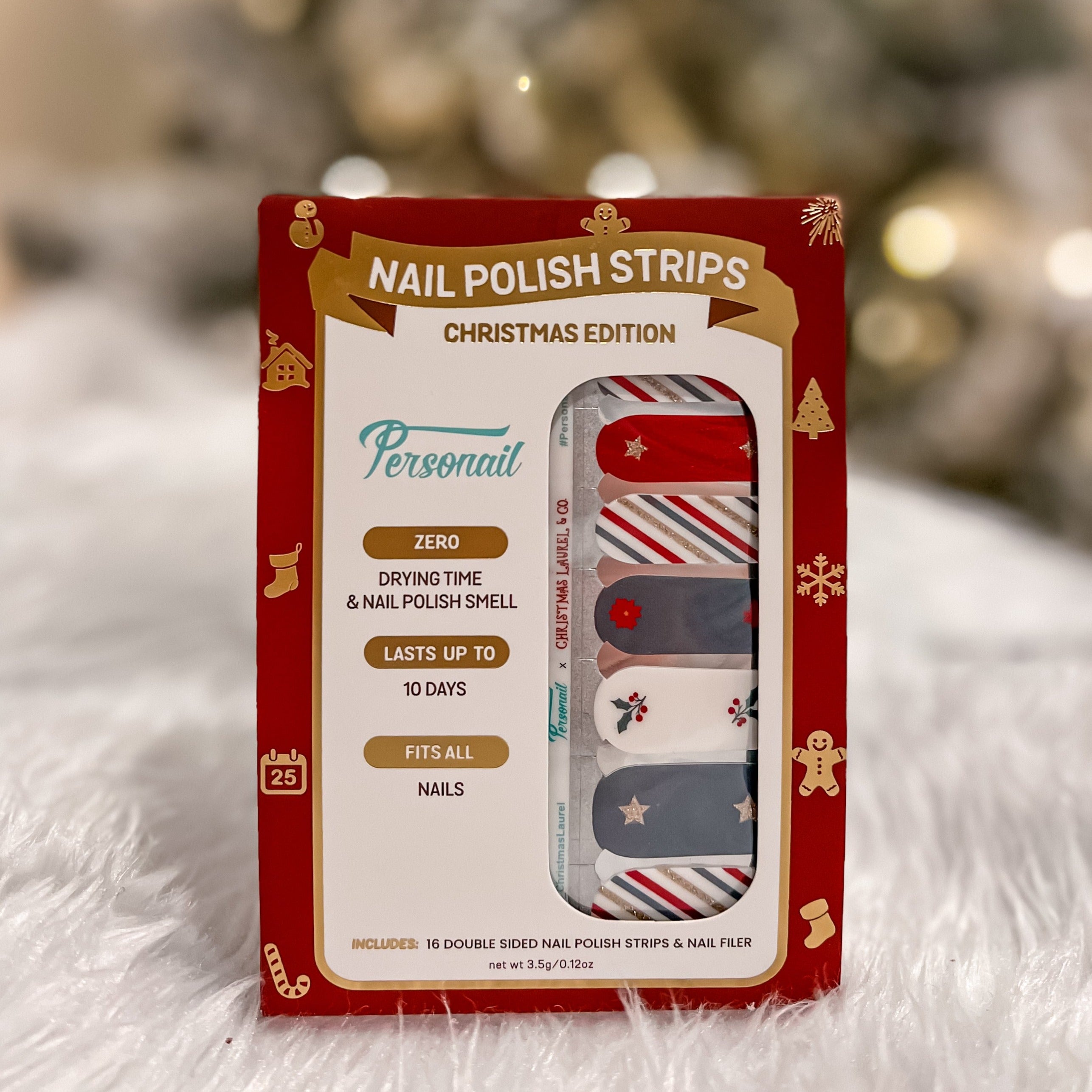 [COLLAB] Christmas Laurel Co Nail Polish Wrap (NO PACKAGING)