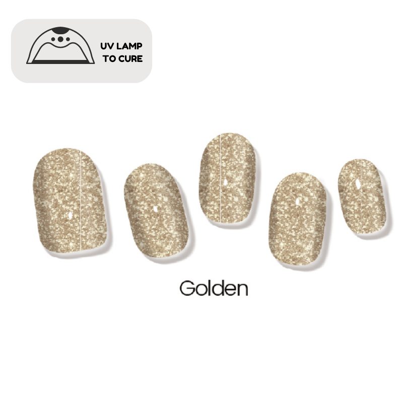 Golden Jellies DIY Semi Cured Gel Nail Wraps