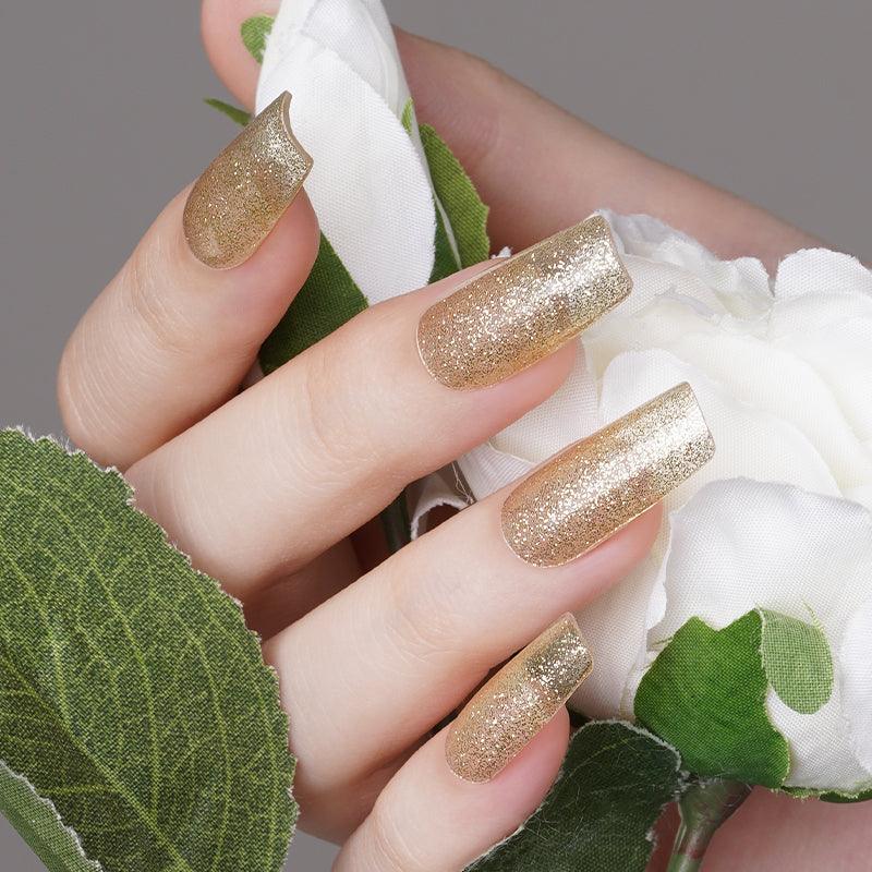 Golden | Jellies DIY Soft Semi Cured Gel Nail Wraps