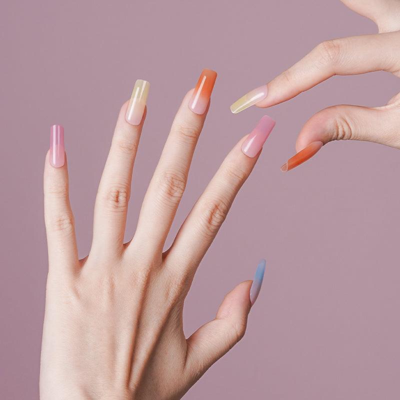 Marshmallow | Jellies DIY Soft Semi Cured Gel Nail Wraps