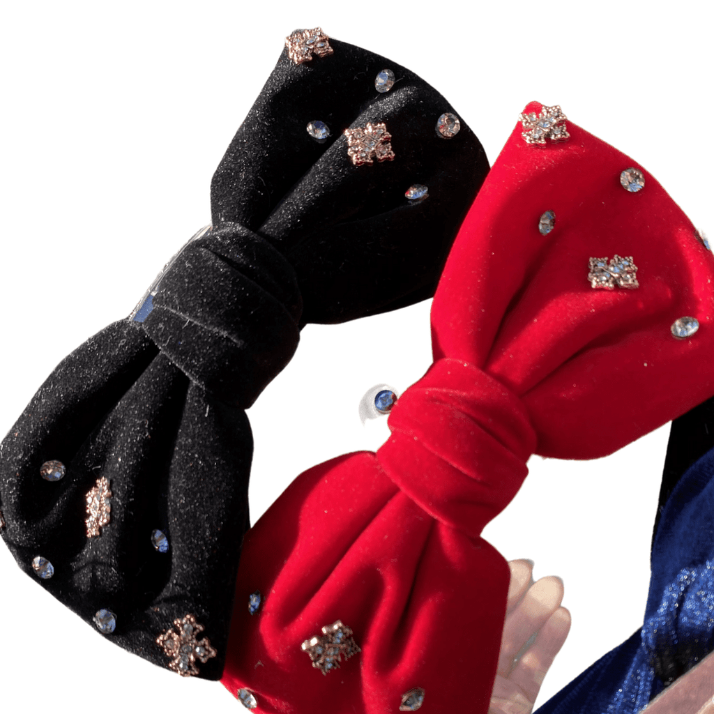 Personail headband Caroline Big Bow Headband (Red)