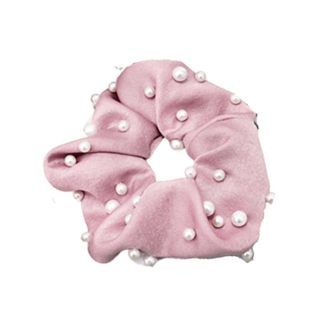 Personail headband Pink Olivia Scrunchie