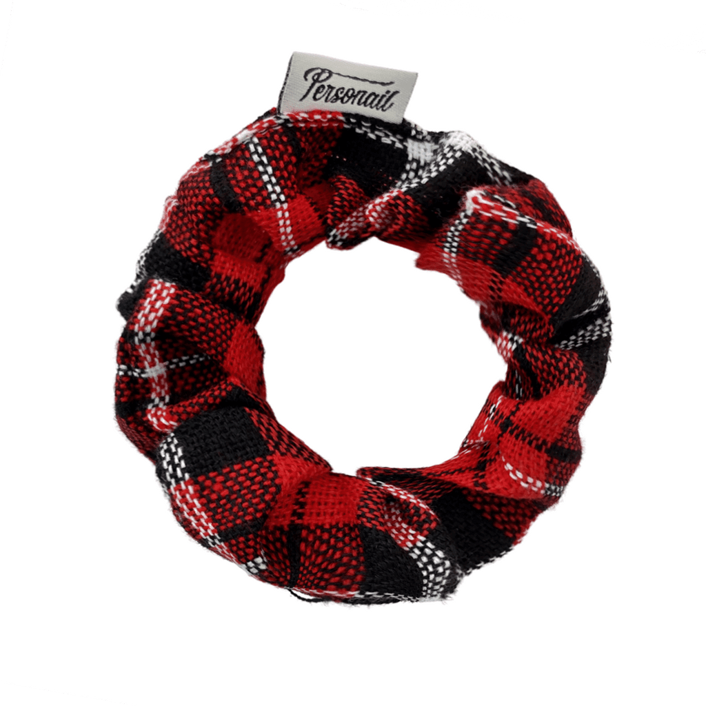 Personail headband Tartan Scrunchie