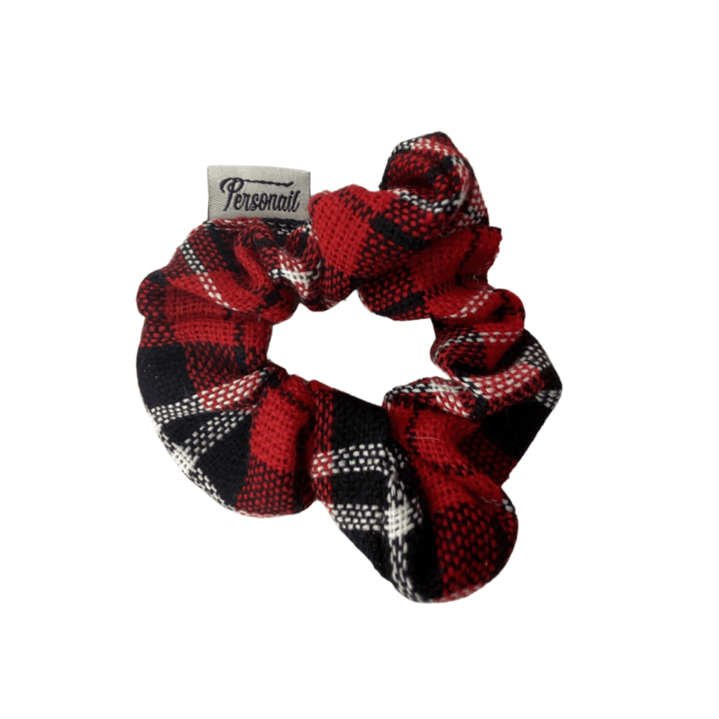 Personail headband Tartan Scrunchie