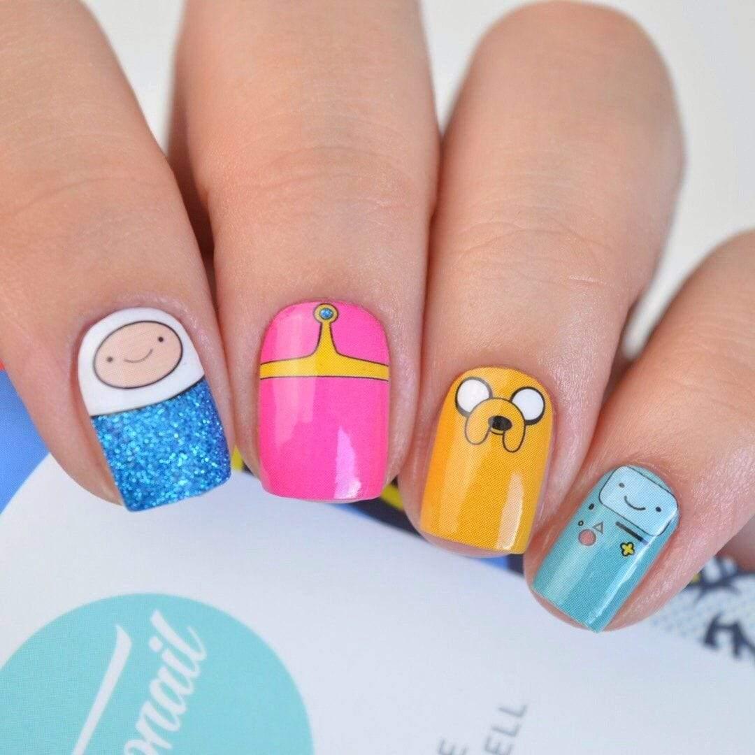 Personail Nail Wraps Adventure Time