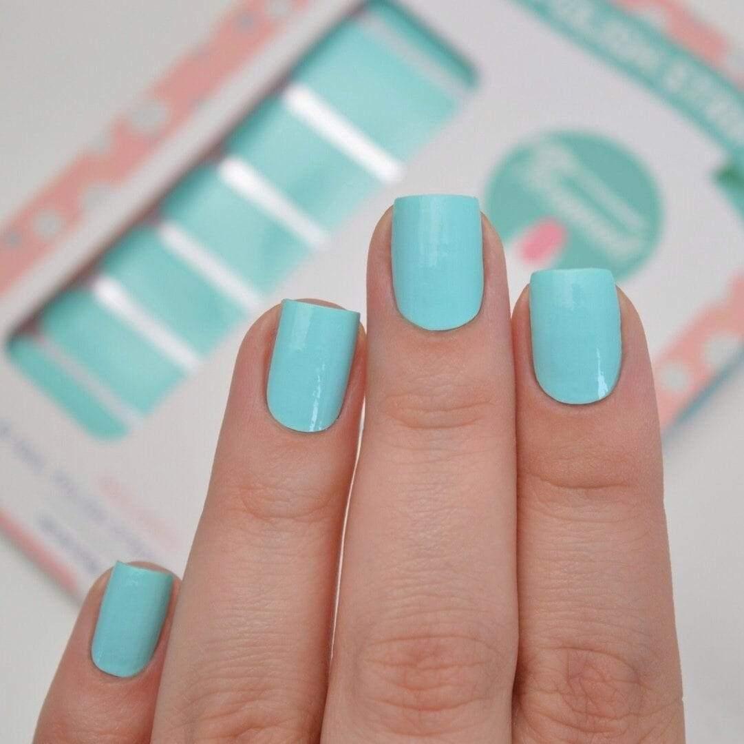 P.O.P Fun Dip the Creme Collection Neon Pastel Blue Pool Turquoise Cerulean Aqua  Nail Polish Lacquer Varnish Indie Water Marble Stamping - Etsy