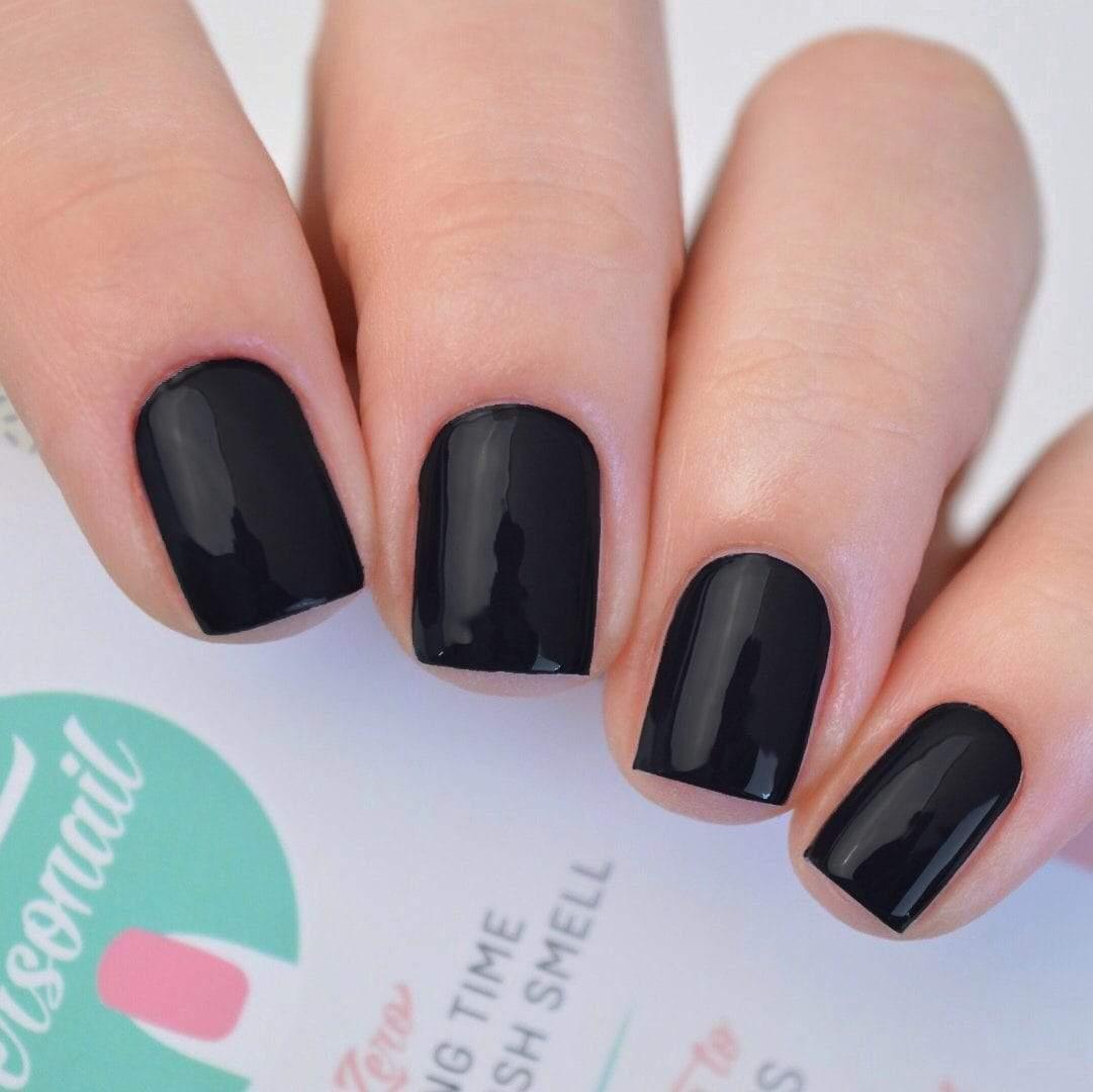 Personail Nail Wraps Black