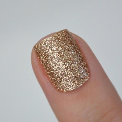 Champagne  | Gold Glitter Nail Polish Wrap