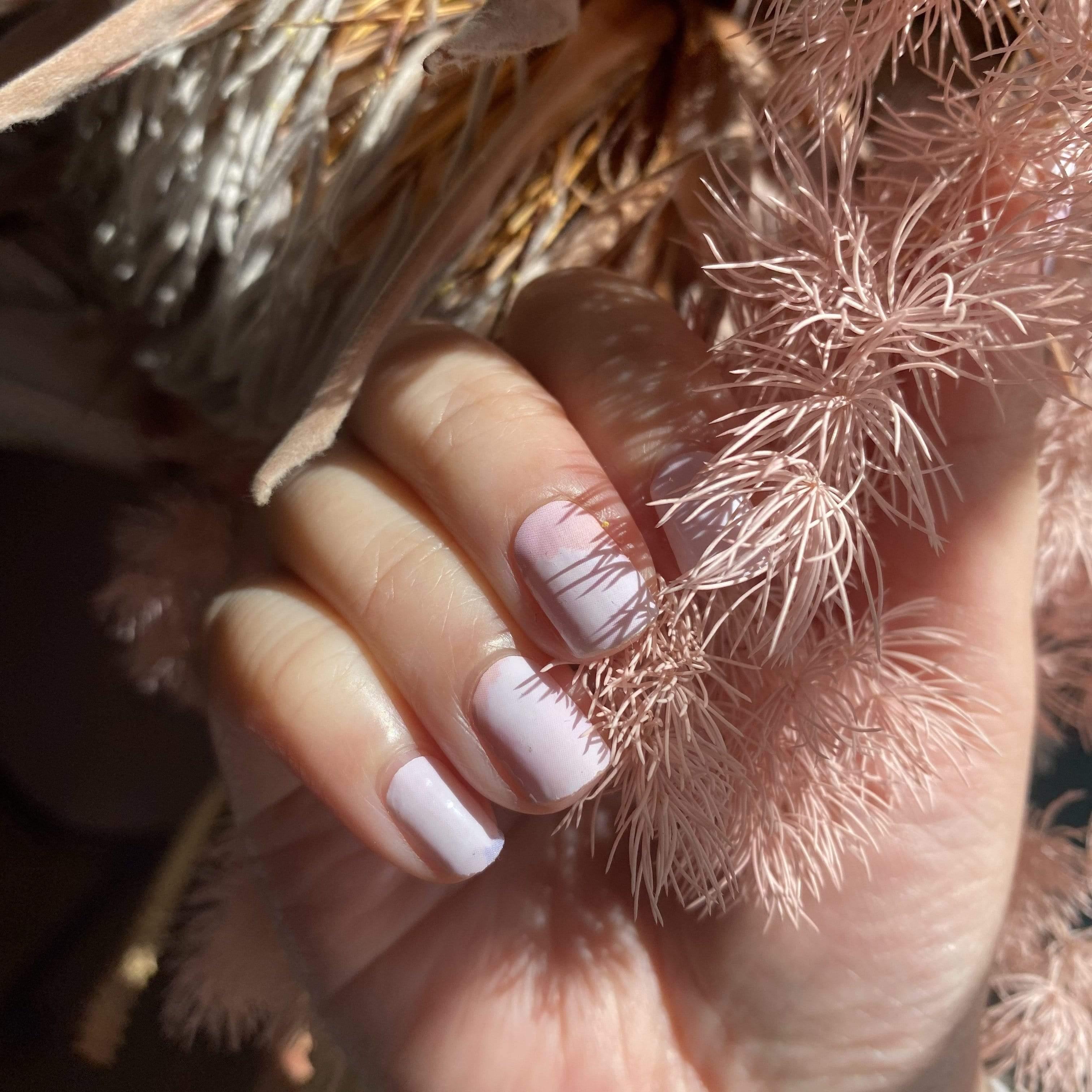 Personail Nail Wraps Clouds