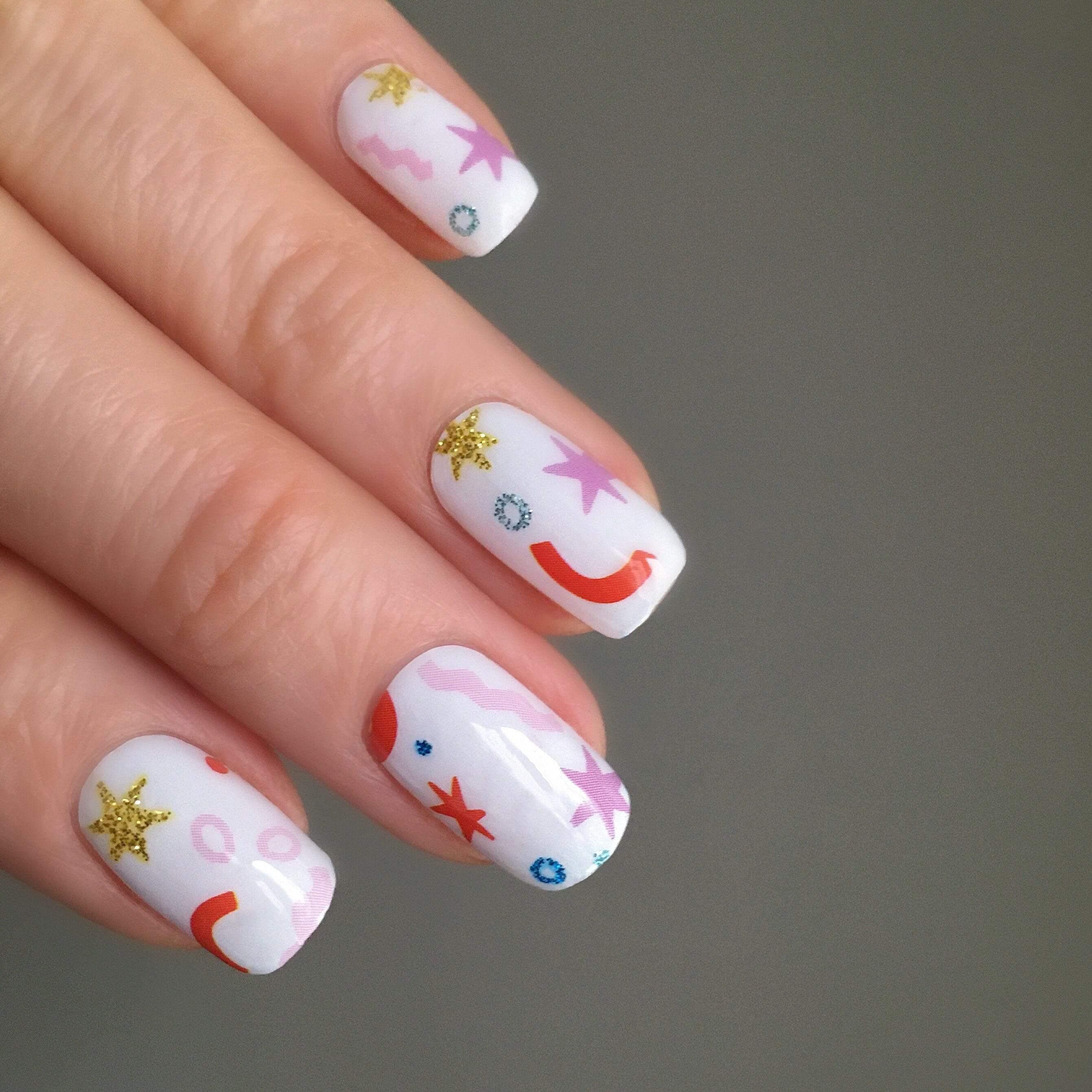 Personail Nail Wraps Confetti Queen by Have A Nice Day