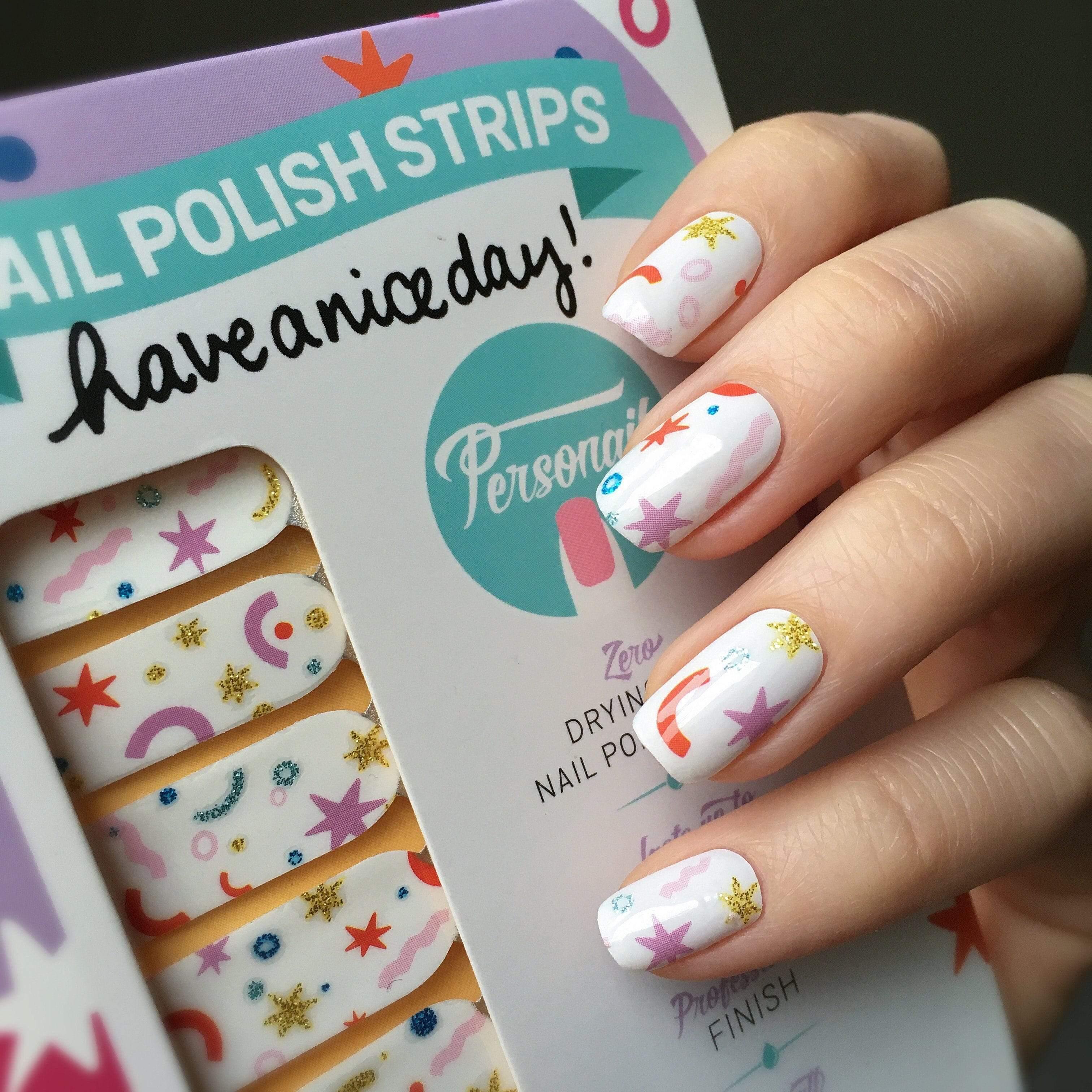 Personail Nail Wraps Confetti Queen by Have A Nice Day