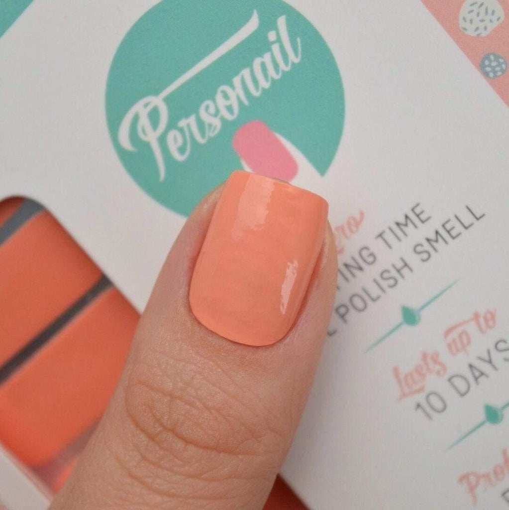 Personail Nail Wraps Coral