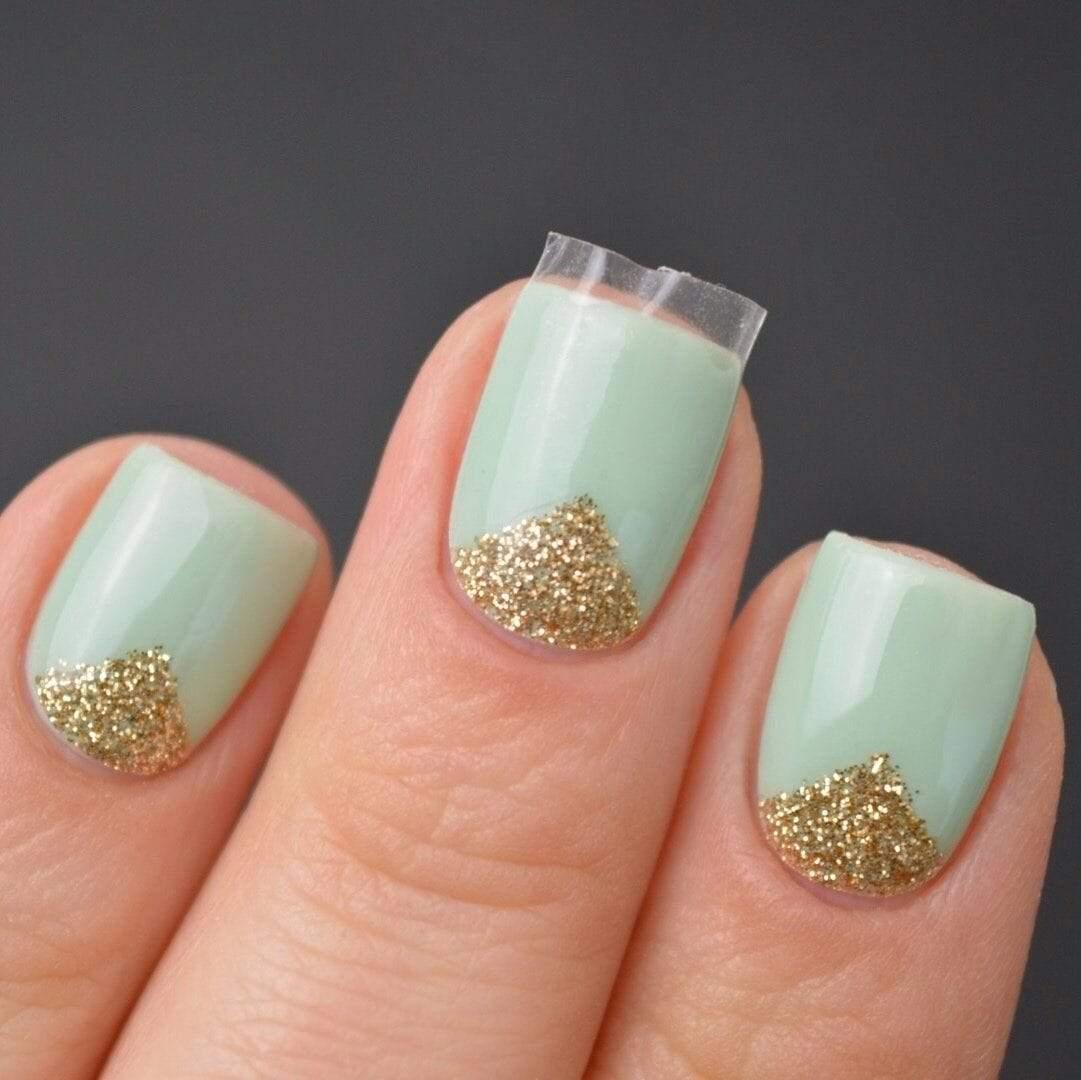 Personail Nail Wraps Cover Up in Gold (Transparent)