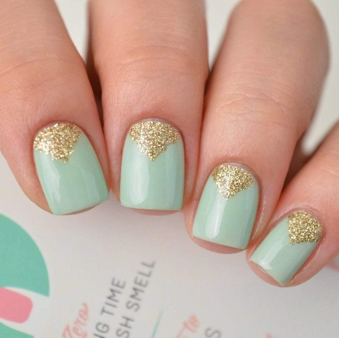 Personail Nail Wraps Cover Up in Gold (Transparent)