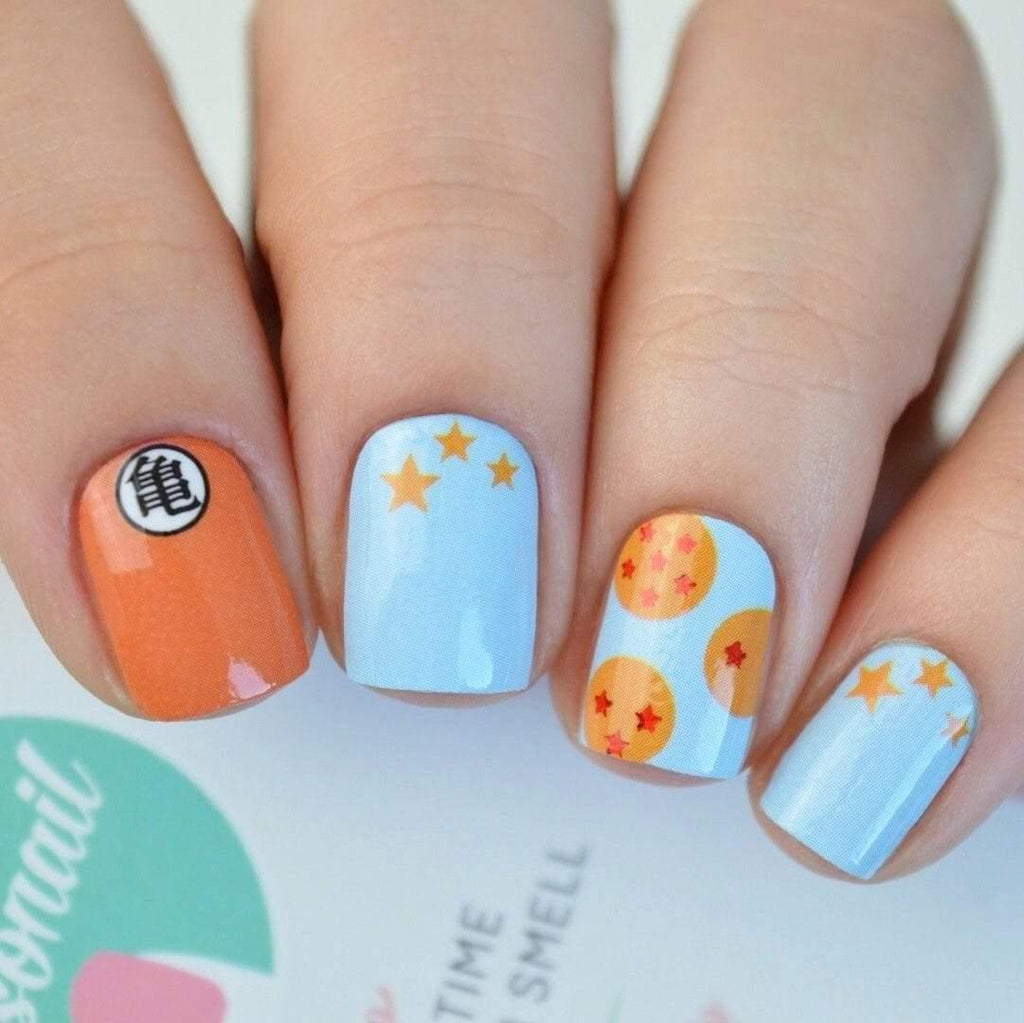 Personail Nail Wraps Dragon Ball Z Nail Wraps