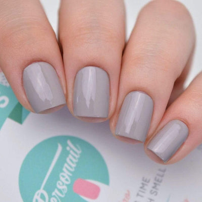 Dusty Grey | Plain Colour Nail Polish Wrap