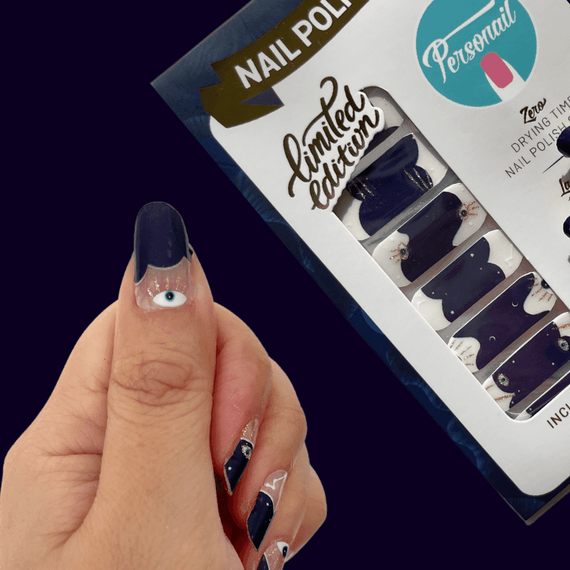 Personail Nail Wraps Evil Eye