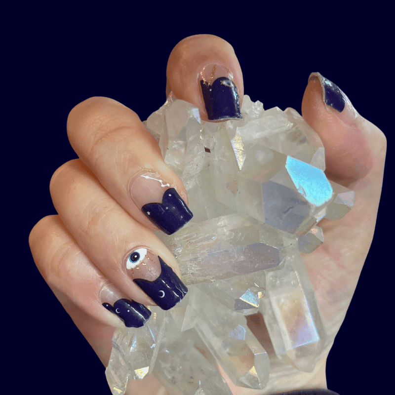Personail Nail Wraps Evil Eye