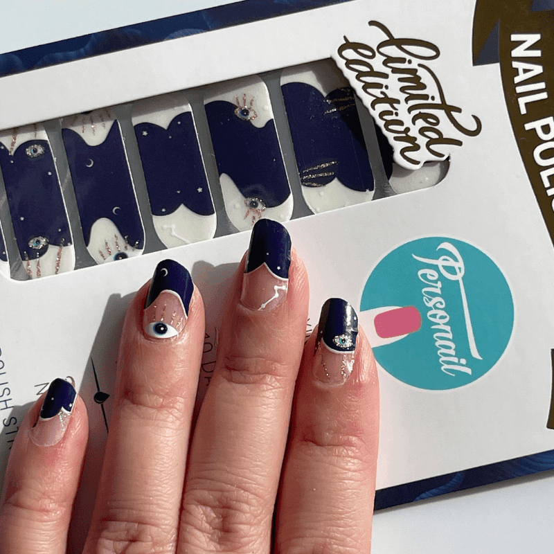 Personail Nail Wraps Evil Eye
