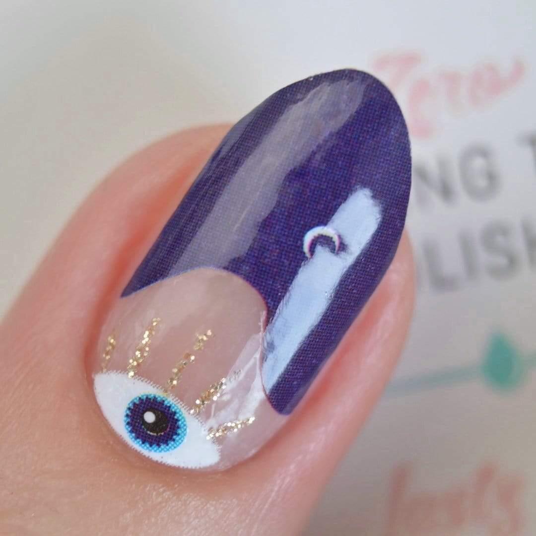 Personail Nail Wraps Evil Eye
